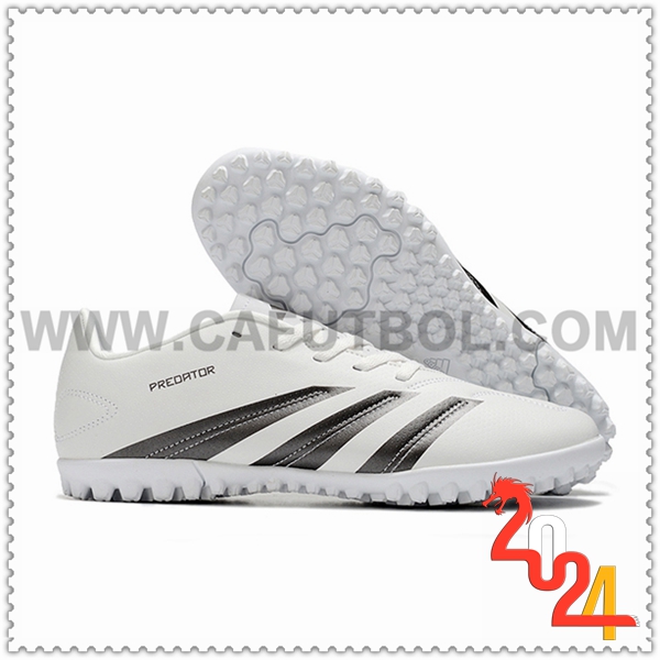 Adidas Botas De Fútbol Predator Club TF Blanco/Negro