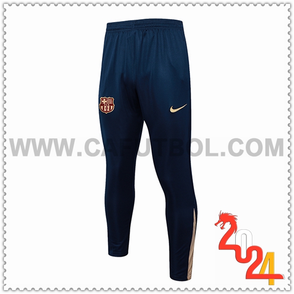 Pantalon Entrenamiento FC Barcelona Azul/Amarillo 2024 2025