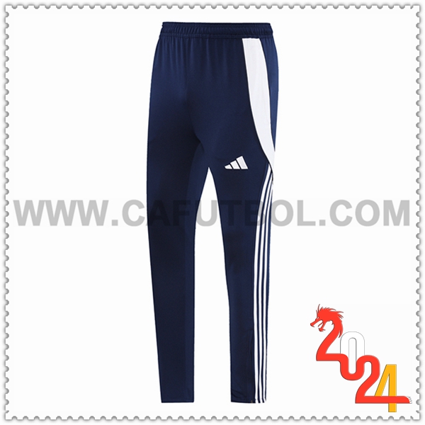 Pantalon Entrenamiento Adidas Azul/Blanco 2024 2025