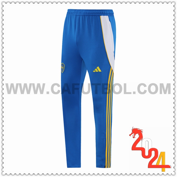 Pantalon Entrenamiento Adidas Azul/Blanco/Amarillo 2024 2025