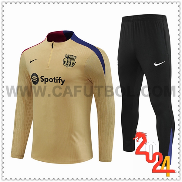 Chandal Futbol FC Barcelona Amarillo/Negro 2024 2025