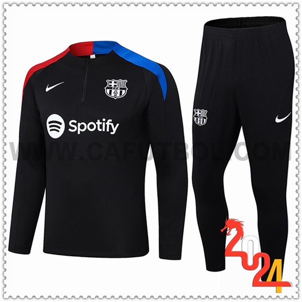 Chandal Futbol FC Barcelona Negro/Azul/Rojo 2024 2025