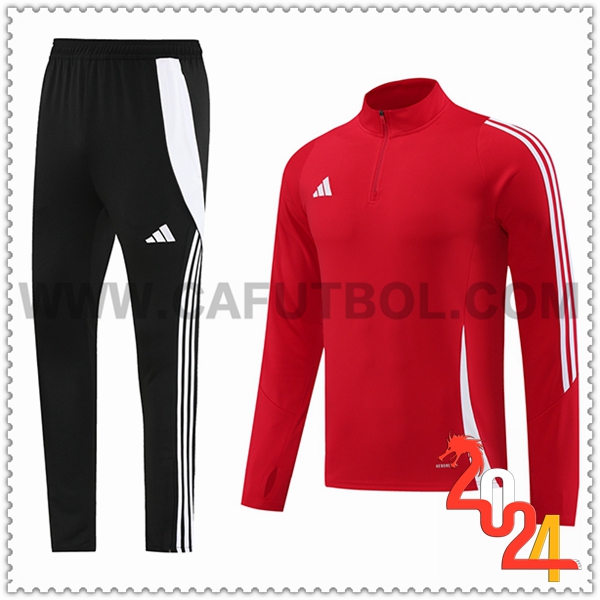 Chandal Futbol Adidas Rojo/Blanco 2024 2025