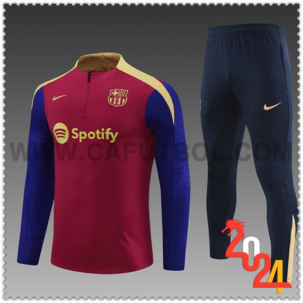 Chandal Futbol FC Barcelona Ninos Rojo/Azul 2024 2025