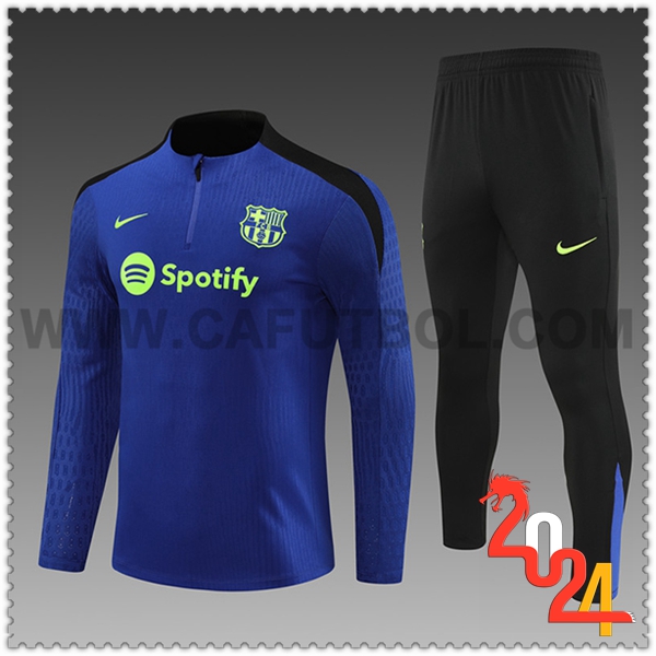 Chandal Futbol FC Barcelona Ninos Azul/Negro 2024 2025