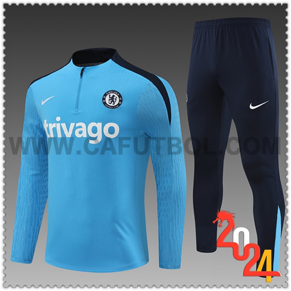 Chandal Futbol FC Chelsea Ninos Azul/Negro 2024 2025