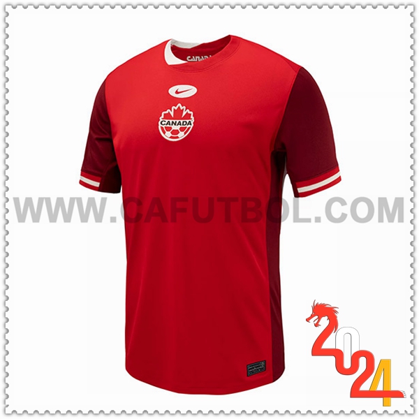 Primera Camiseta Futbol Canada Rojo Eurocopa 2024