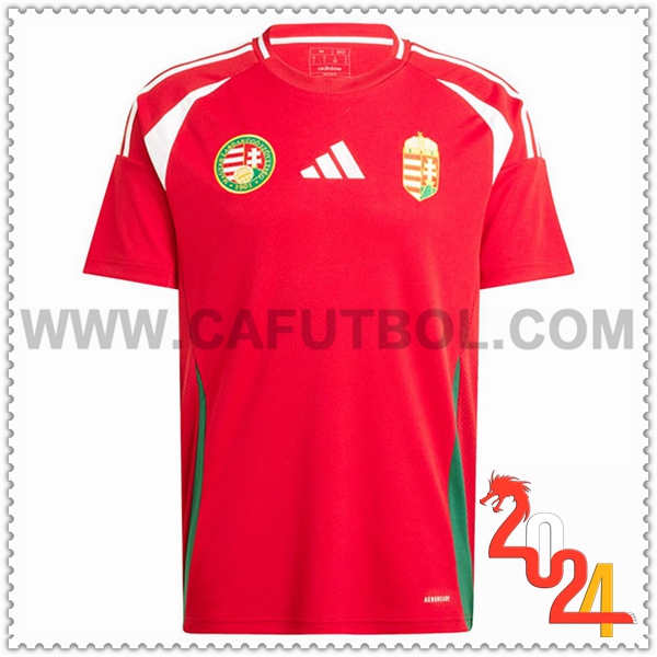 Primera Camiseta Futbol Hungria Rojo Eurocopa 2024