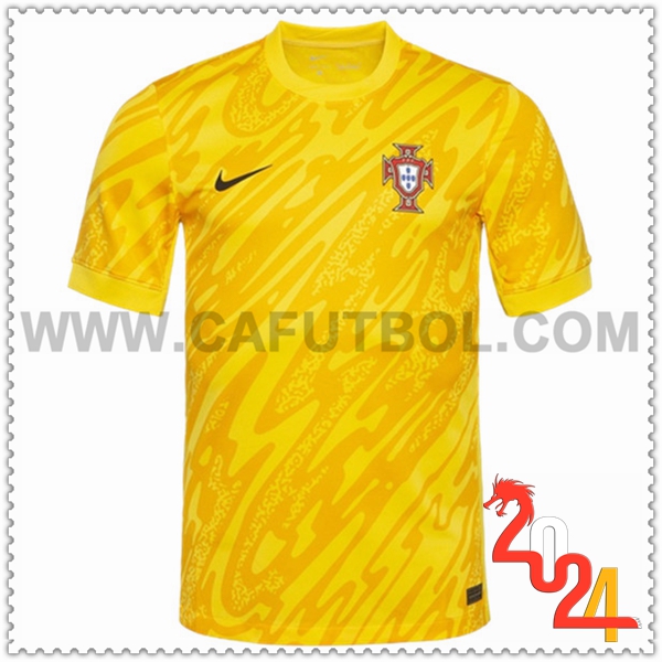 Camiseta Futbol Portero Portugal AMARILLO Eurocopa 2024