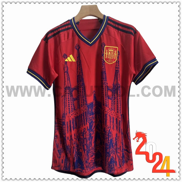 Camiseta Futbol Espana Rojo Edición especial Eurocopa 2024