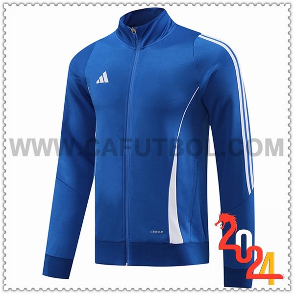 Chaquetas Futbol Adidas Azul/Blanco 2024 2025