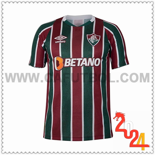 Primera Camiseta Futbol Fluminense Verde Rojo 2024 2025