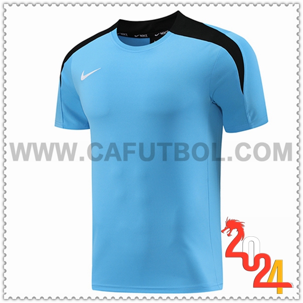 Camiseta Entrenamiento Nike Azul/Negro 2024 2025