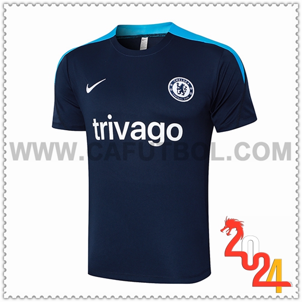 Camiseta Entrenamiento FC Chelsea Azul Oscuro 2024 2025
