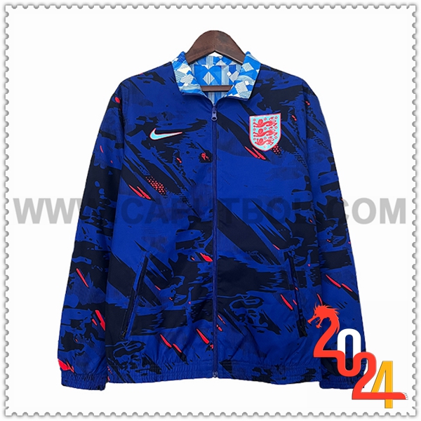 Rompevientos Inglaterra Azul/Negro/Rojo 2024 2025