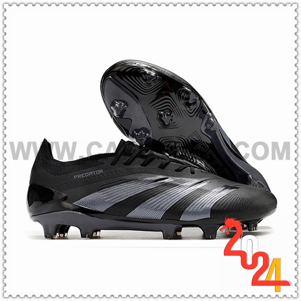 Adidas Botas De Fútbol Predator Elite FG Negro/Gris -02