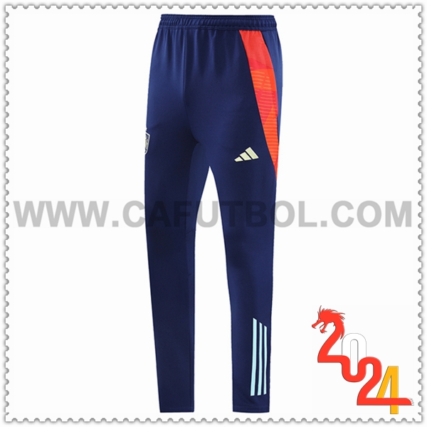 Pantalones Entrenamiento España Azul Oscuro 2024 2025