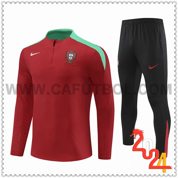 Chandal Futbol Portugal Rojo/Verde 2024 2025