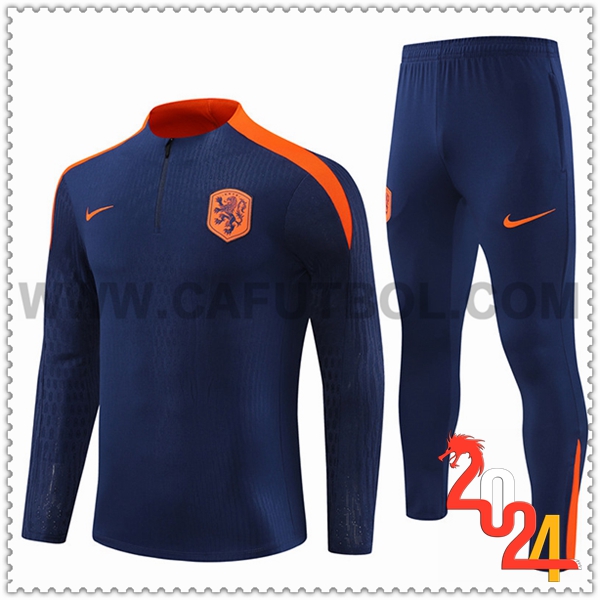 Chandal Futbol Países Bajos Azul/Naranja 2024 2025