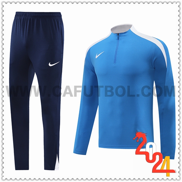 Chandal Futbol Nike Azul/Blanco 2024 2025 -02