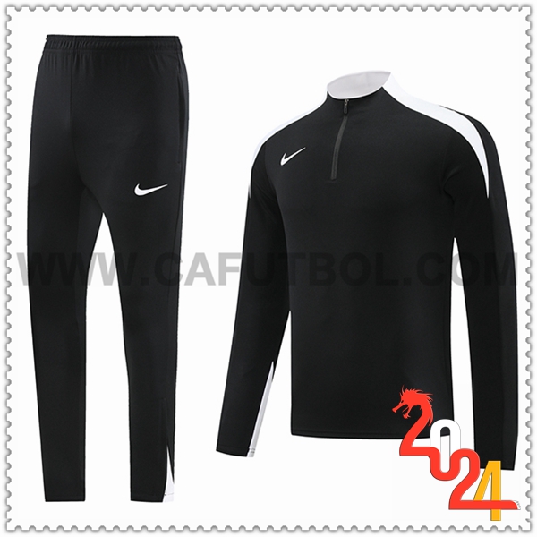 Chandal Futbol Nike Negro/Blanco 2024 2025 -02