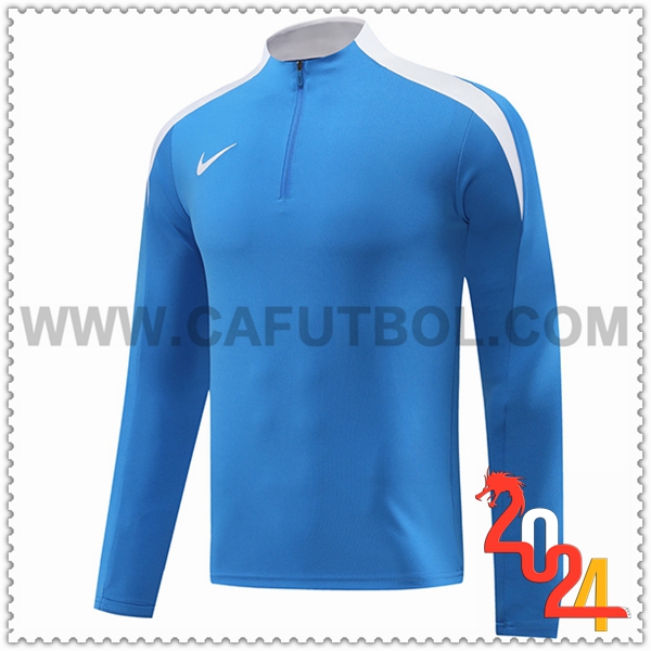 Sudadera Entrenamiento Nike Azul/Blanco 2024 2025 -03
