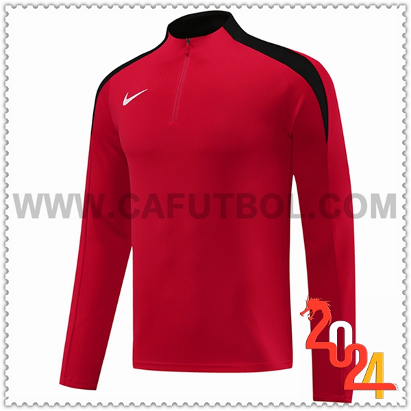 Sudadera Entrenamiento Nike Rojo 2024 2025