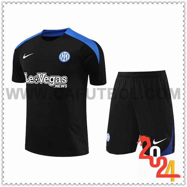 Camiseta Entrenamiento Inter Milan Negro/Azul 2024 2025