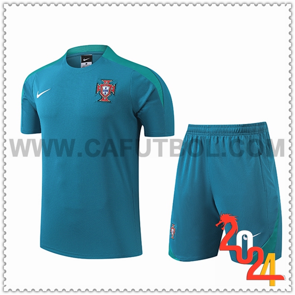 Camiseta Entrenamiento Portugal Azul 2024 2025