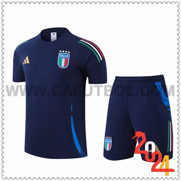 Camiseta Entrenamiento Italia Azul marino 2024 2025