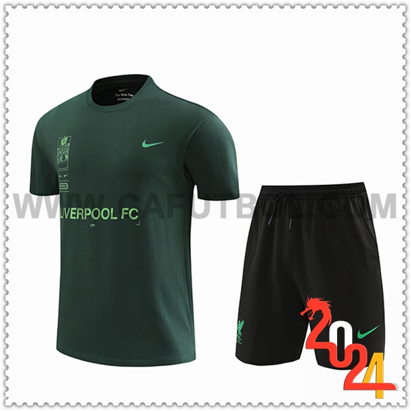 Camiseta Entrenamiento FC Liverpool Verde 2024 2025