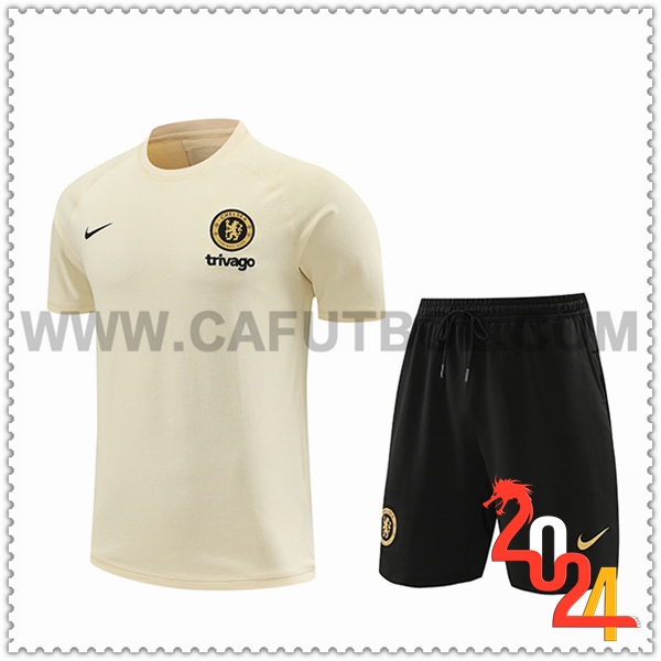 Camiseta Entrenamiento FC Chelsea Beige 2024 2025