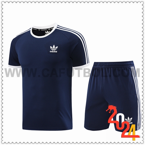 Camiseta Entrenamiento Adidas Azul Oscuro 2024 2025