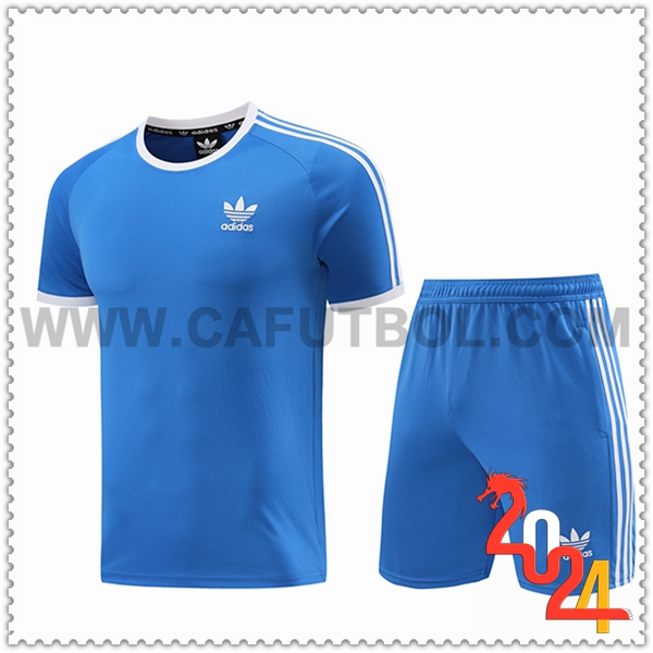 Camiseta Entrenamiento Adidas Azul 2024 2025