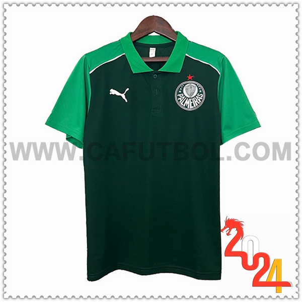 Camiseta Polo Palmeiras Verde 2024 2025