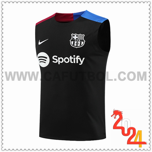 Chalecos De Futbol FC Barcelona Negro/Azul/Rojo 2024 2025