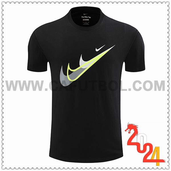 Camiseta Entrenamiento Nike Negro/Amarillo 2024 2025 -02