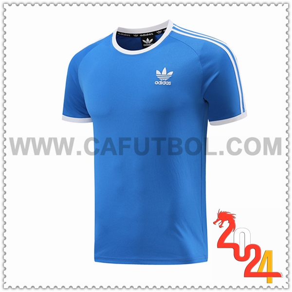 Camiseta Entrenamiento Adidas Azul 2024 2025 -02