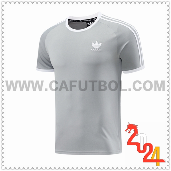 Camiseta Entrenamiento Adidas Gris 2024 2025