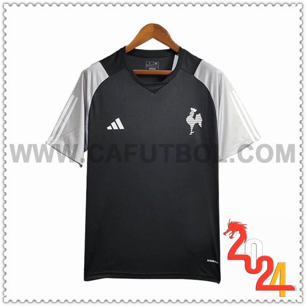 Camiseta Entrenamiento Atletico Mineiro Negro/Gris 2024 2025 -02