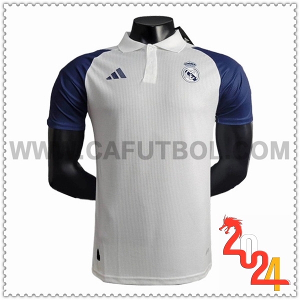 Camiseta Entrenamiento Real Madrid Blanco/Azul 2024 2025