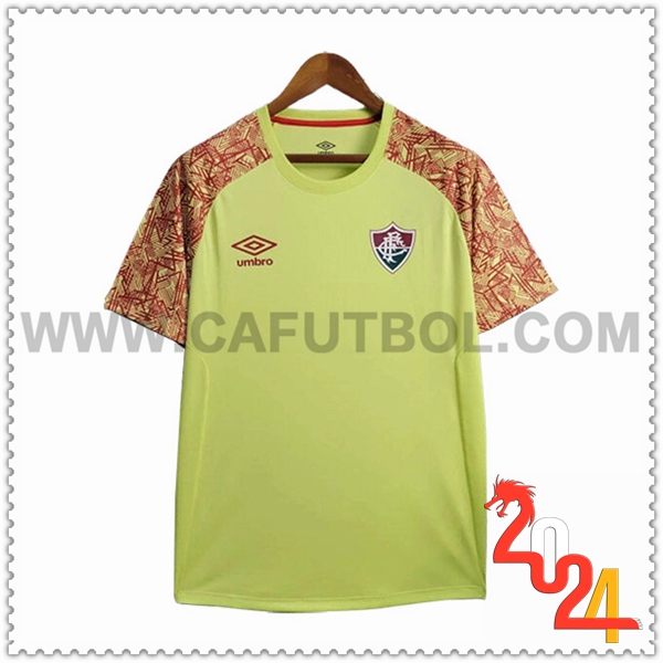Camiseta Entrenamiento Fluminense Amarillo/Naranja 2024 2025