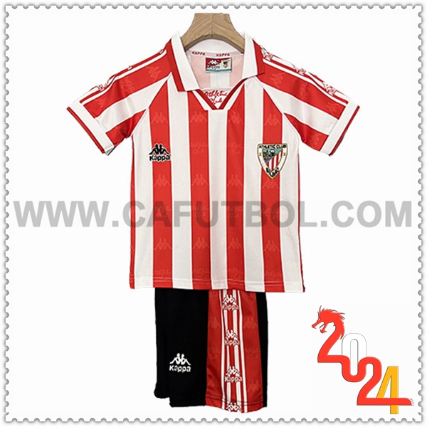 Primera Camiseta Retro Athletic Bilbao Ninos 1995/1997
