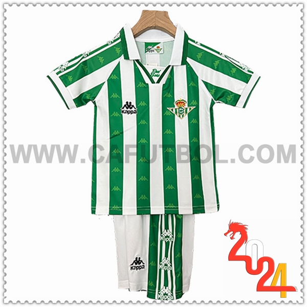 Primera Camiseta Retro Real Betis Ninos 1995/1997