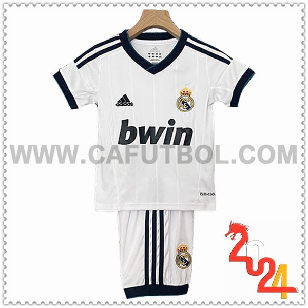 Primera Camiseta Retro Real Madrid Ninos 2012/2013