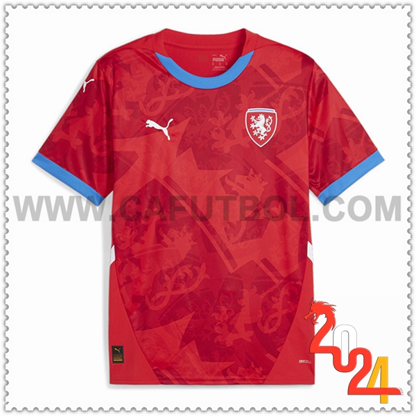 Primera Camiseta Equipo Republique Tcheque Rojo 2024 2025