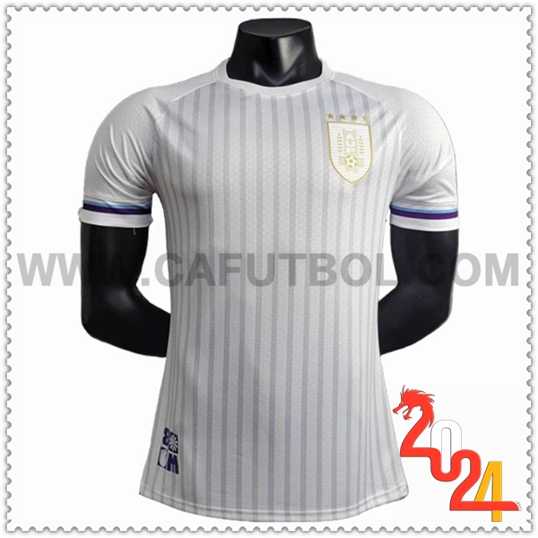 Segunda Camiseta Equipo Uruguay Gris 2024 2025