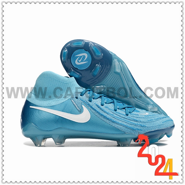 Nike Botas De Fútbol Phantom Luna Elite NU FG Azul/Blanco