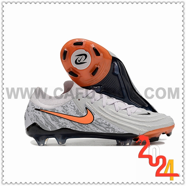 Nike Botas De Fútbol Phantom Luna Elite NU FG Blanco/Naranja/Gris