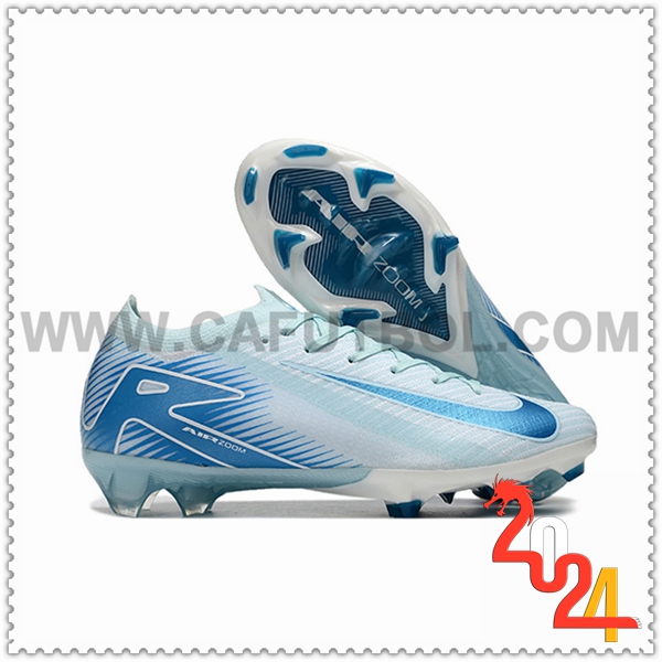 Nike Botas De Fútbol AIR Zoom Mercurial Vapor 16 Elite XXV FG Blanco/Azul